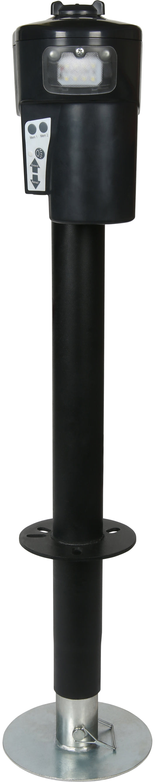 Trailer Tongue Jack – 4,000 lb Lift, Smooth Crank Operation for RVs, Campers & Trailers (Ferro Distribution) F05002