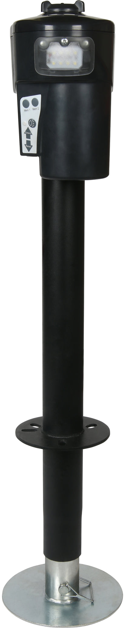 Trailer Tongue Jack – 4,000 lb Lift, Smooth Crank Operation for RVs, Campers & Trailers (Ferro Distribution) F05002