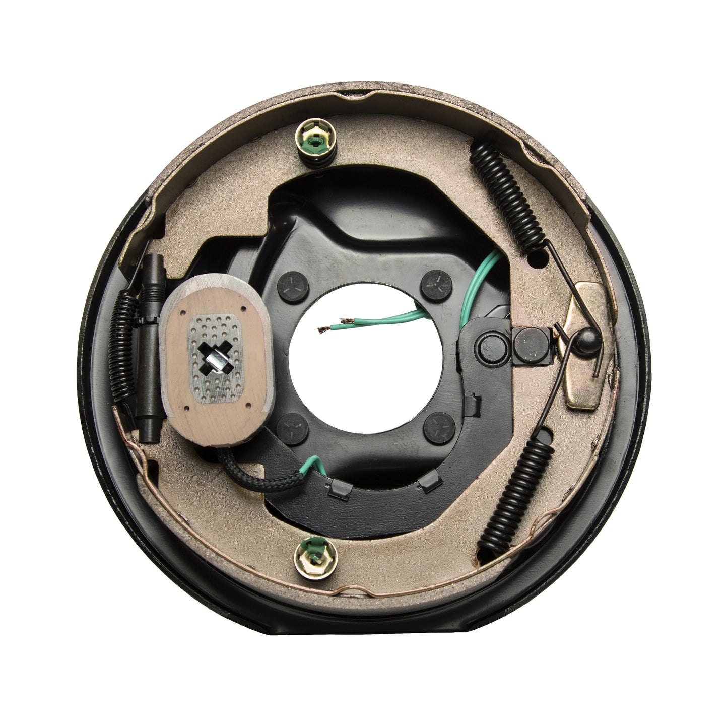 10" x 2.25" Electric Trailer Brake Assembly – Manual Adjust, 3,500 lb, Right‑Hand, Boxed (Ferro Distribution) F02019
