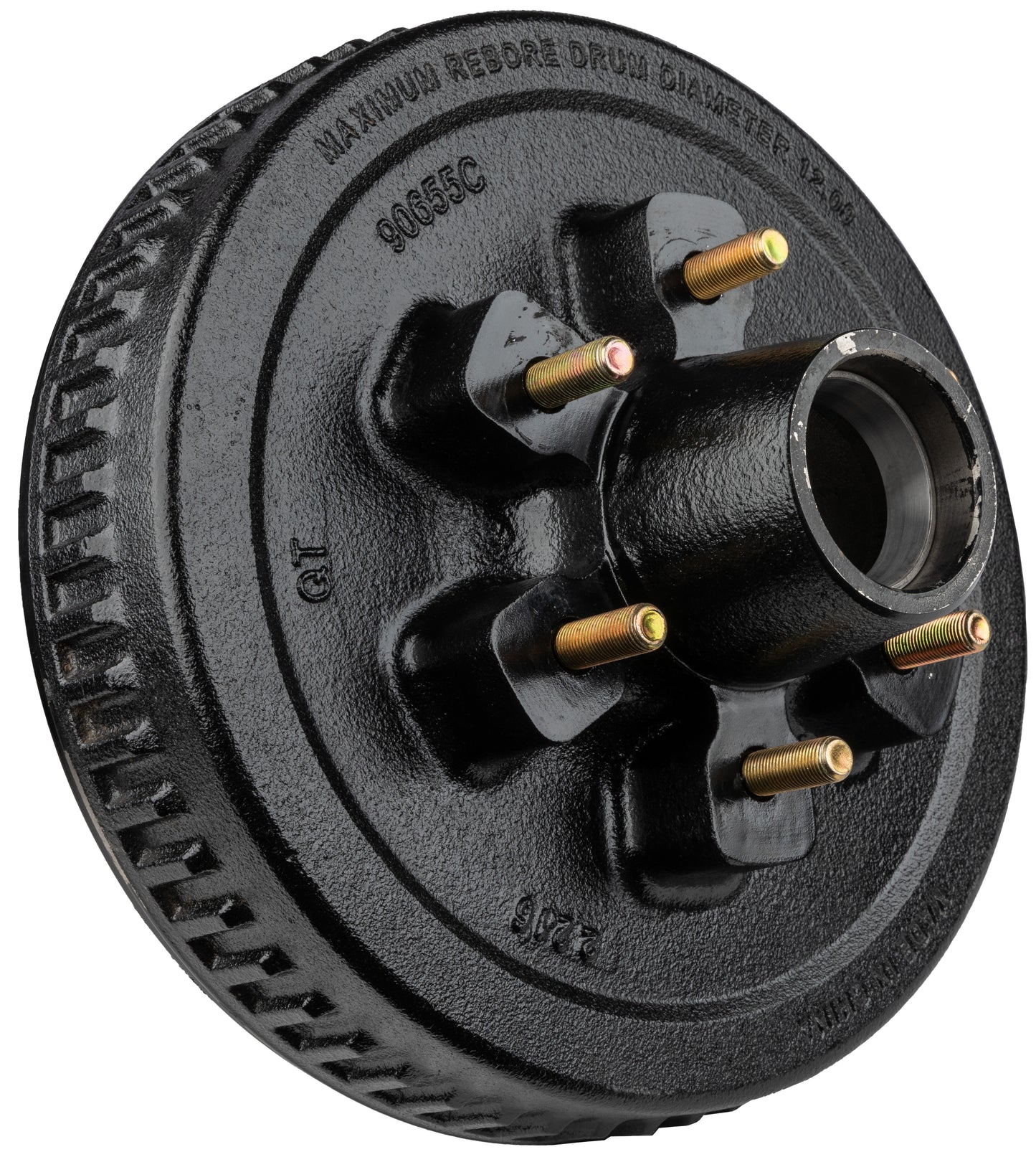 Hub/Drum Assembly (6000 lb capacity 6" X 5.5", 1/2"-20, for 12" Brakes) (F02002) Ferro Distribution