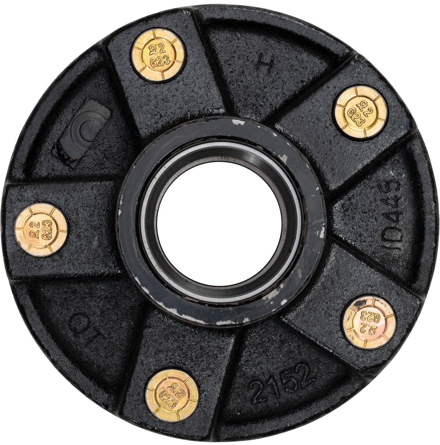 Trailer Idler Hub – 2,000 lb Capacity, 5 on 4.5" Bolt Pattern, 1/2"-20 Studs (Ferro Distribution) F02006
