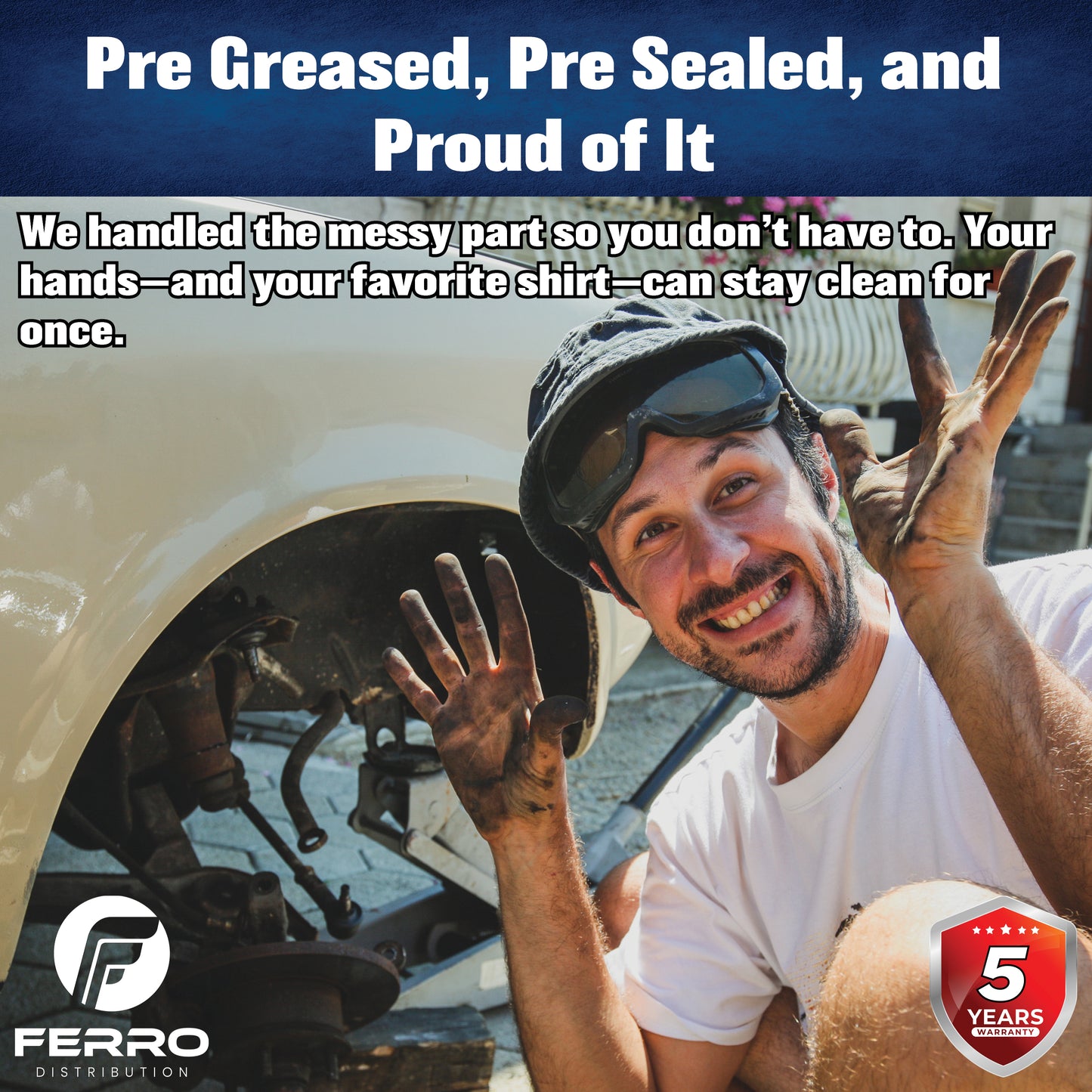 Hub/Drum Assembly - Loaded (7000 lb. capacity, 8 lug, 6.5", 1/2"-20, for 12" Brake) (F02010) Ferro Distribution