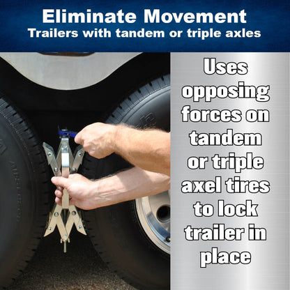 Tire Locking Chocks, Large Size, pack of 2 (Ferro Distribution) F04007