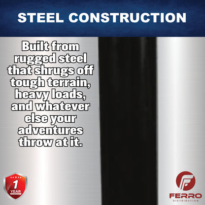 Tongue Jack, Manual, Topwind, 2¼" tube, 5000lb capacity (F05004) Ferro Distribution