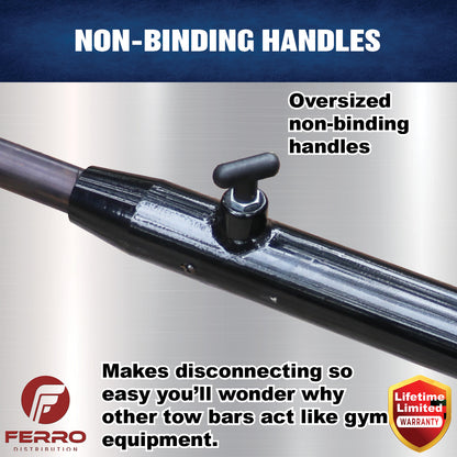 Tow Bar (12K, with Blue Ox Clevises) F07004 Ferro Distribution