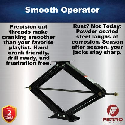 Scissor Jacks , 24 Inch, pack of 2 (Ferro Distribution) F03001