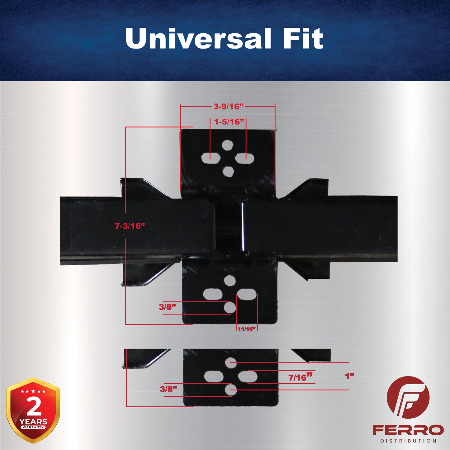 Scissor Jacks , 24 Inch, pack of 2 (Ferro Distribution) F03001