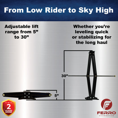 Scissor Jacks, 30 inch, pack of 1 ( Ferro Distribution) F03004