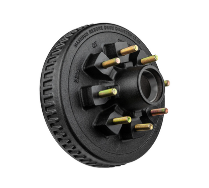 Hub/Drum Assembly (7000 lb capacity, 8" X 6.5", 9/16"-18, for 12" Brakes) (F02004) Ferro Distribution